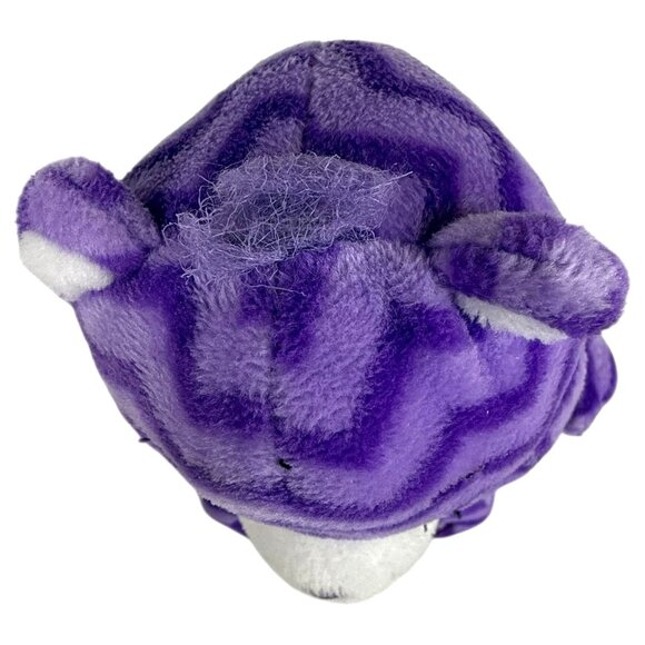 Care Bears Share Bear Purple Chevron Plush Toy 2016 Edition Embroidered Lollipop - Picture 8 of 11